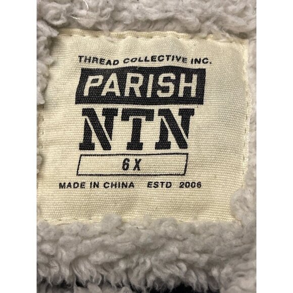 Parish Nation Men's NTN For The People Denim Jean Jacket Sherpa Lined 6X - Picture 6 of 8